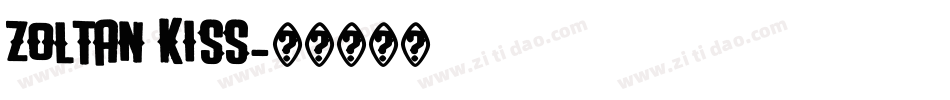Zoltan Kiss字体转换